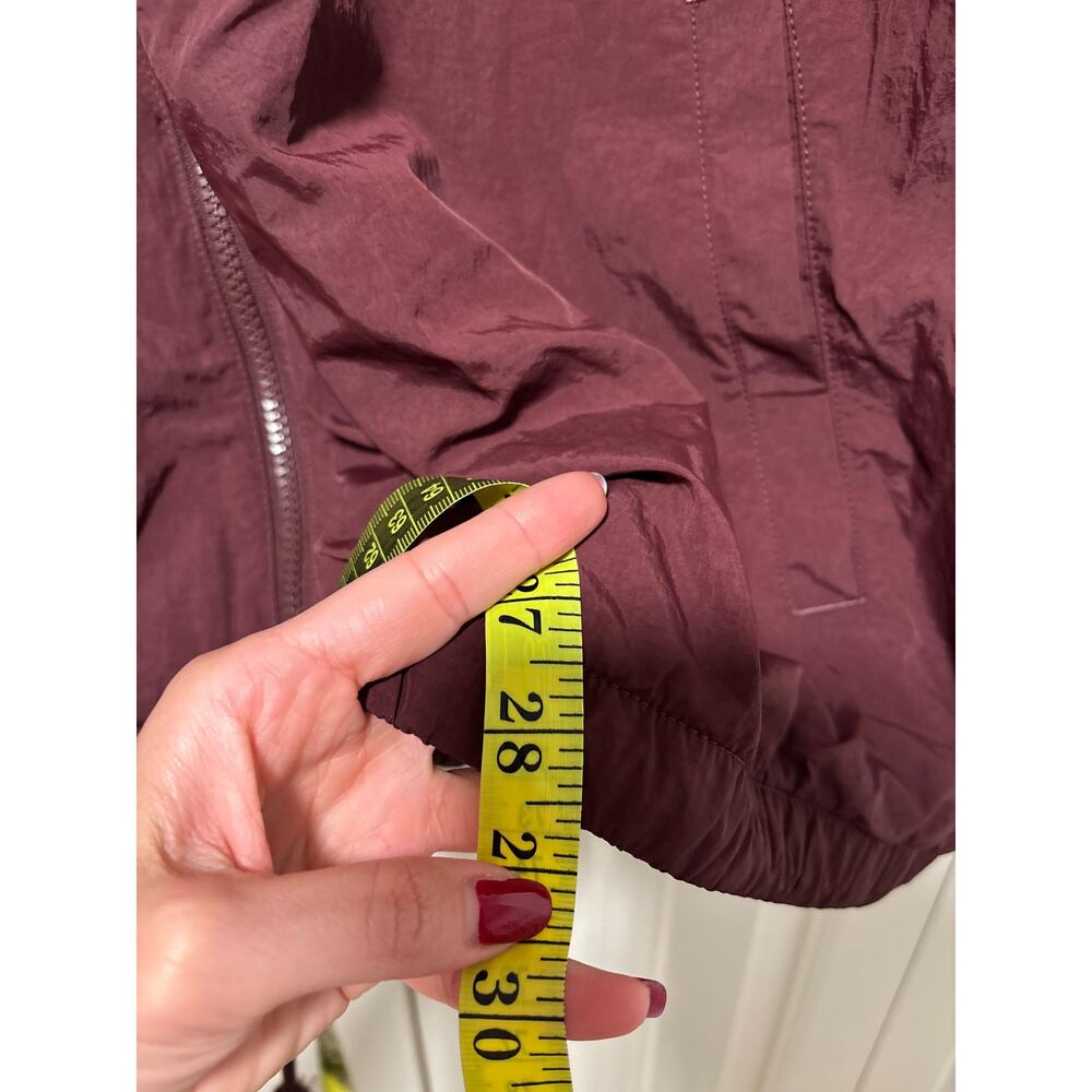 Nike Burgundy Lightweight Full Zip Jacket Mens XL - Picture 4 of 6